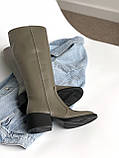 Чоботи на стійких підборах, фото 3