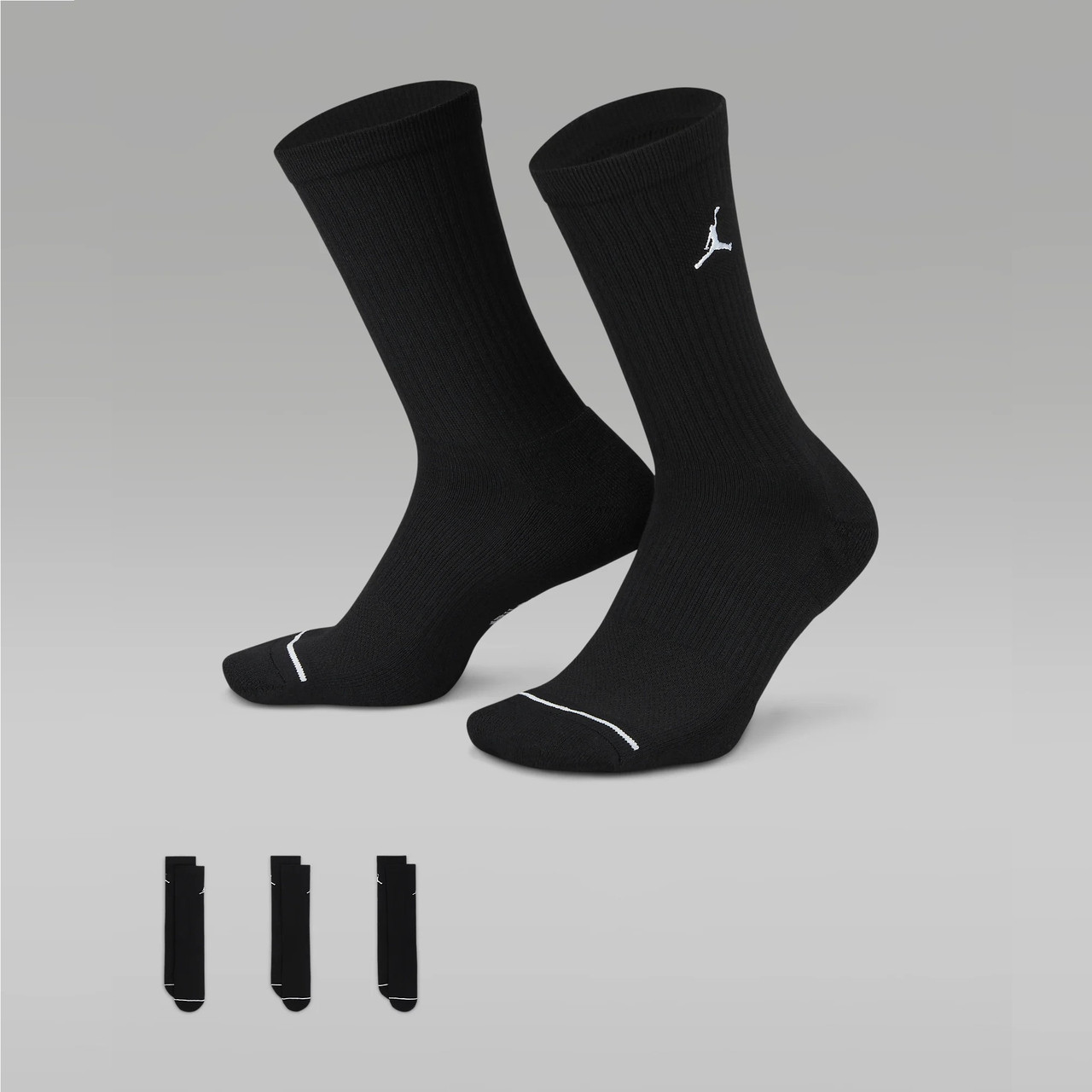 Шкарпетки JORDAN U J ED CUSH POL CRE 3PR (3 пари) чорні