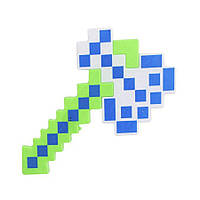 Детская игрушка Топор "Minecraft" 9902 со звуками и светом топ Наложеный платеж/Оплата на карту, Зелений, нове