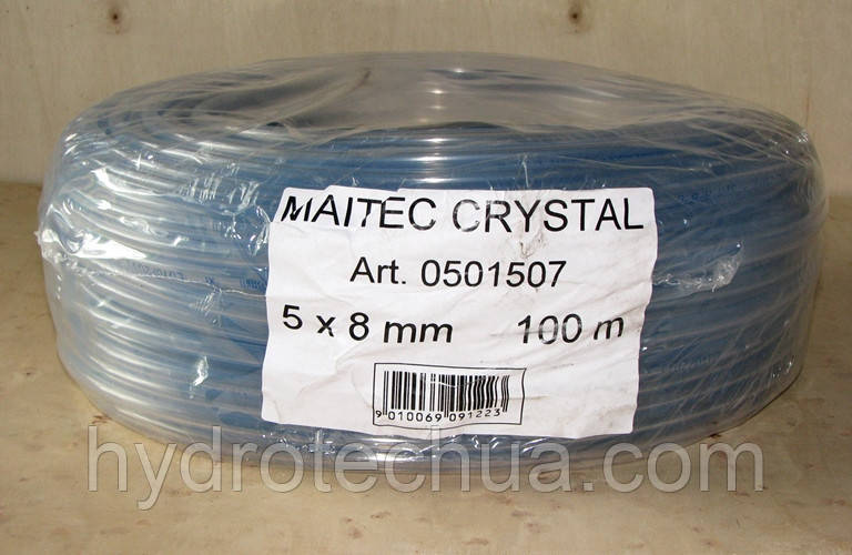 ПВХ шланг прозорий неармований CRYSTAL 5х8 мм