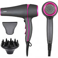 Фен VGR V-402 Фен для волос с насадками Профессиональный фен для дома Женский фен для волос kik