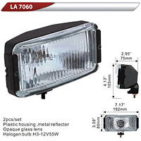 Фара дополнительная DLAA 7060-W/H3-12V-55W/182*86mm (LA 7060-W)