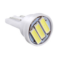 Лампа PULSO/габаритная/LED T10/W2.1x9.5d/W5W/3SMD-7020/12v/0.5w/120lm White (LP-121239)