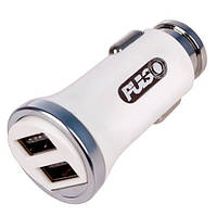 Автомобільний зарядний пристрій PULSO C-2411W 2 USB (12/24V 5V 2,4A) (C-2411W)