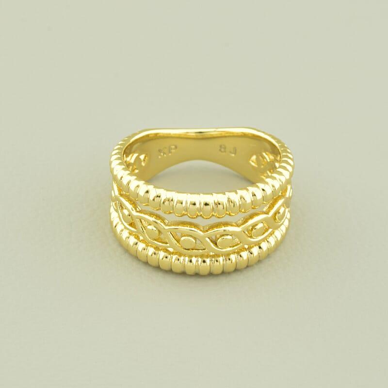 Кільце 'XUPING' (позолота 18к (лимонне)), фото 1