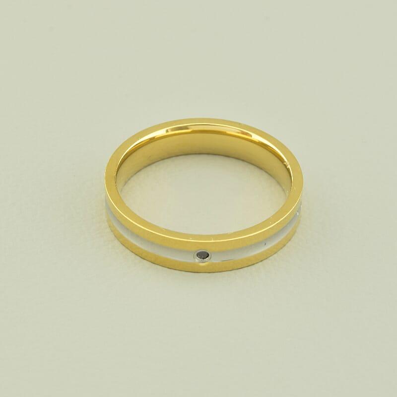 Кільце 'XUPING' Фіаніт (позолота-родій), фото 1