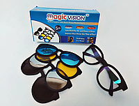 Очки 5 в 1 солнцезащитные антибликовые Magic Vision