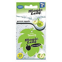 Ароматизатор cухой листик Tasotti/ "Magic Leaf"/ Green Apple (113245)