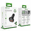 АЗУ Acefast B9 66W (2USB-A+USB-C) three port metal car charger, фото 6