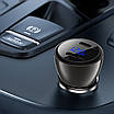 АЗУ Acefast B10 metal car charger 60W (USB-C + USB-C) with digital display, фото 4