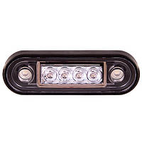 Повторитель габарита (палец двойной) 4 LED 12/24V красный 85*10*25мм (TH-0012-red)