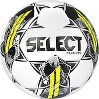 М'яч футбол Select SELECT FB Club DB V23 №4 білий-сірий (Оригінал)