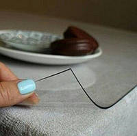 М'яке скло на стіл скатертину Пленка Crystal 2 мм захист Прозорі скатертини пвх плівка