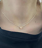 Срібне кольє ланцюжок з кулоном жіночий 1240.50, фото 3