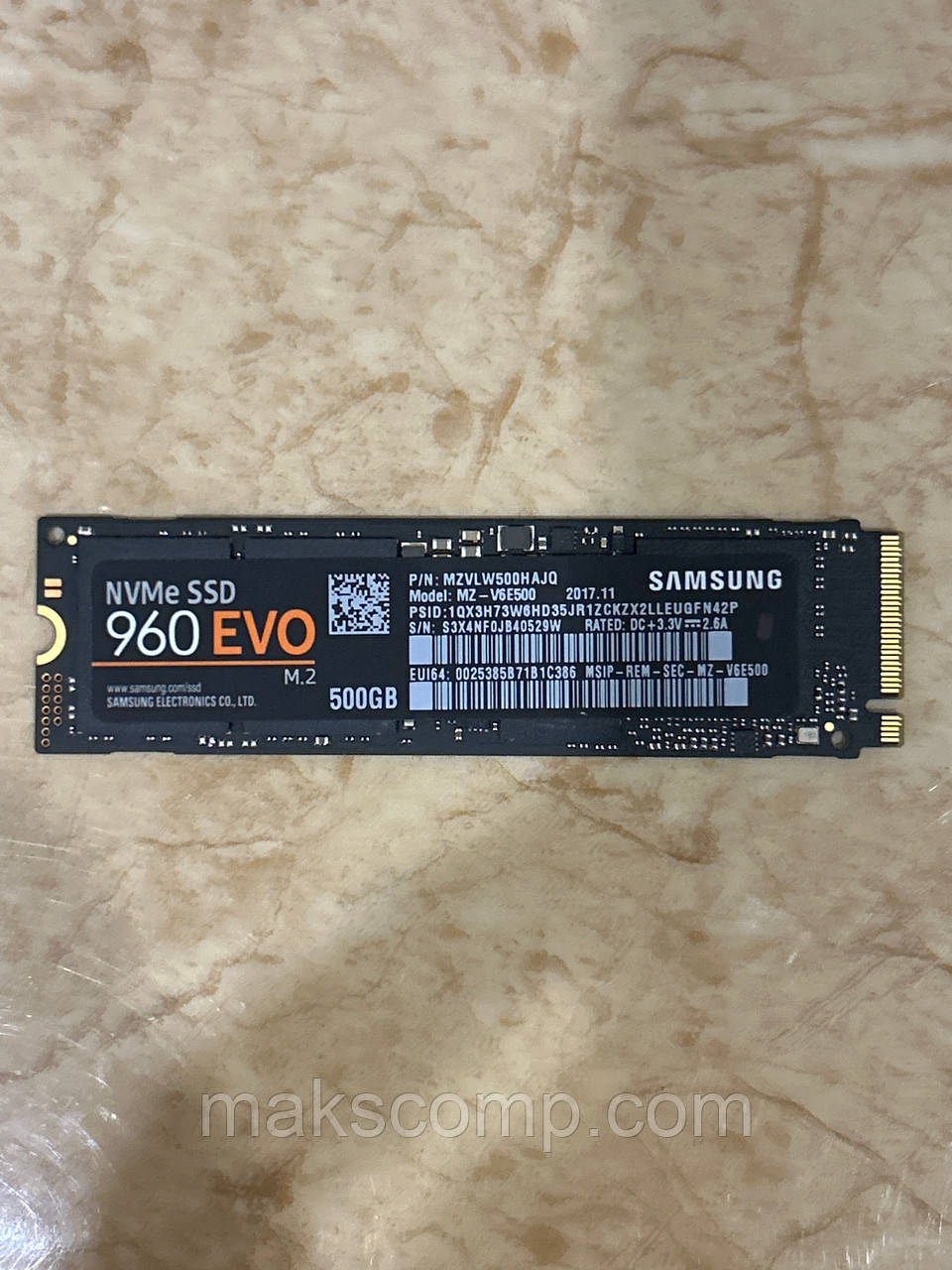 SSD Samsung 960 EVO 500Gb m.2 NVMe PCIe