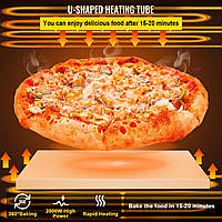 Міні-піч VEVOR 36 см Велика професійна електрична піч для піци 2000 Вт Два температурних режими Піч Gastro