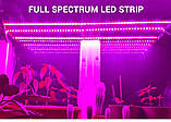 LED-фітострічка, фітолампа Full Spectrum USB 180 LED IP65 4 метри, фото 9