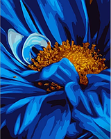 Набір для творчості картини по номерах Strateg GS1490 "Золота середина квітки" 40*50см