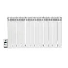 Електрорадіатор ELECTRO.12SL+ плюс 500/100 (200Вт) програматор зліва 1500Вт з настінними кріпленнями, фото 2