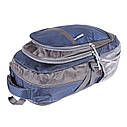 Рюкзак текстильний міський 1-2350 синій, фото 4