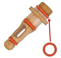 Гумовий ущільнювач у носик бойлера під різь кавомашин Saeco, Philips, Gaggia, NM01.008