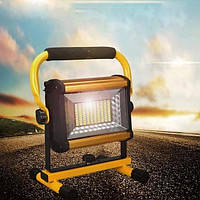 Акумуляторний переносний прожектор LED W808 COB 100W, світлодіодний ліхтар