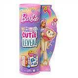 Лялька-сюрприз Barbie Cutie Reveal Lion Plush Оригінал Барбі в костюмі, Левеня Милашка проявляшка, лев Змінює колір, фото 2