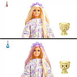 Лялька-сюрприз Barbie Cutie Reveal Lion Plush Оригінал Барбі в костюмі, Левеня Милашка проявляшка, лев Змінює колір, фото 7