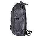 Рюкзак текстильний міський 1-3808 чорний, фото 2