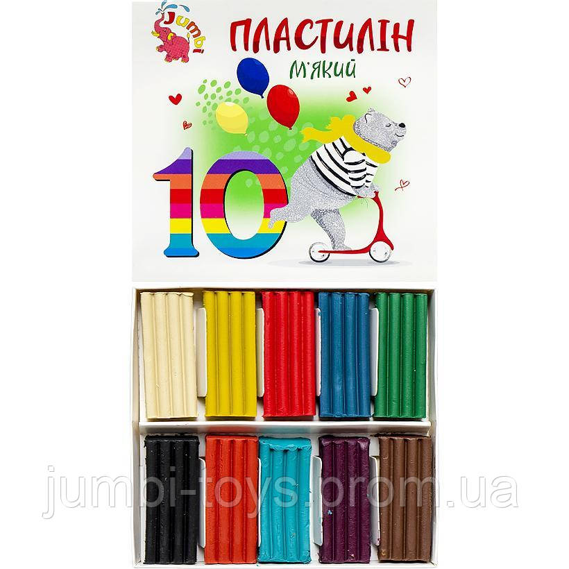 Пластилін. 10 кольорів