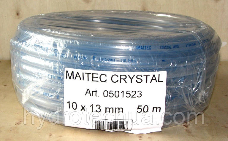 ПВХ шланг прозорий неармований CRYSTAL 10х13 мм, фото 1