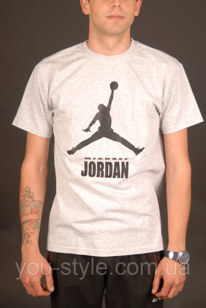 Світло-сіра футболка Jordan