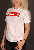 Біла футболка Supreme