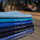 Глибоко темно синя футболка fruit of the loom Valuweight базова унісекс наві navy, фото 8