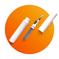 Набор для чистки наушников телефонов клавиатур гаджетов ручка щетка инструмент 3-в-1 для AirPods
