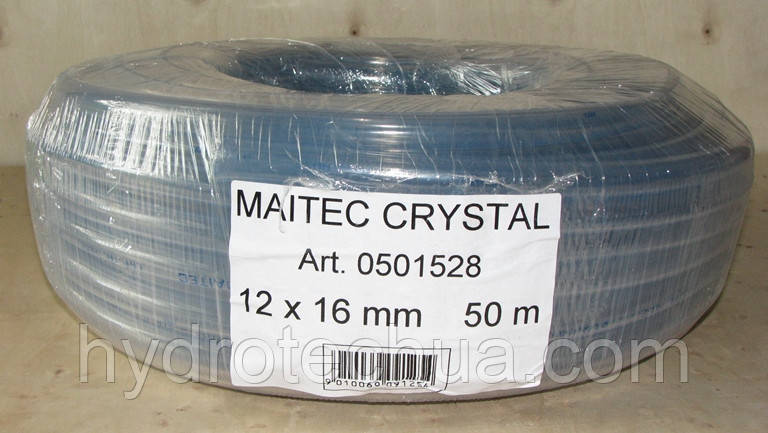 ПВХ шланг прозорий неармований CRYSTAL 12Х16