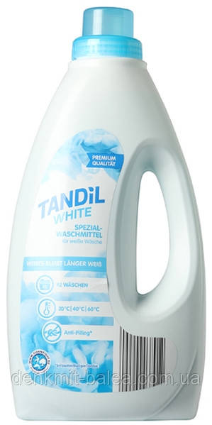 Безфосфатний гель для прання білої білизни Tandil Vollwashmittel 1500 мл