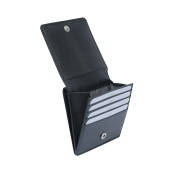 Портмоне шкіряне Tony Perotti Cortina 5064 унісекс чорний, фото 3