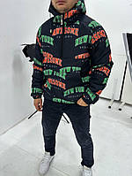 Утеплений анорак чорний | 48-7/555