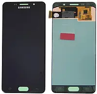 Дисплей Samsung A7 2016 A710F + тачскрин, черный OLED