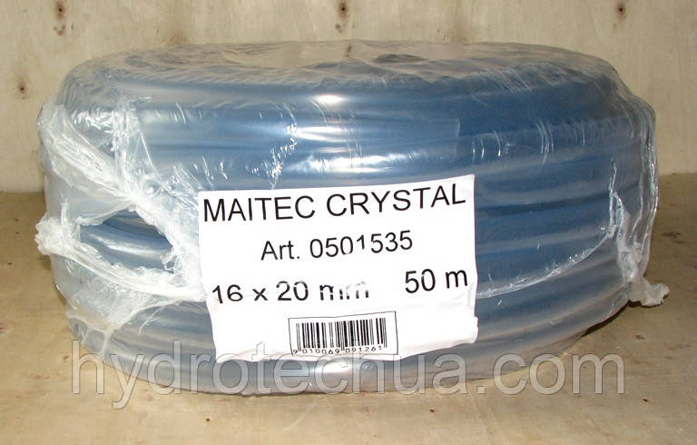 ПВХ шланг прозорий неармований CRYSTAL 16Х20