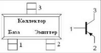 Транзистор біполярний BC857B - SOT23, p-n-p, 45В, 100мА