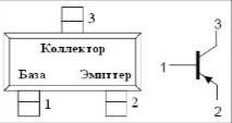 Транзистор біполярний BC857B — SOT23, p-n-p, 45 В, 100 мА