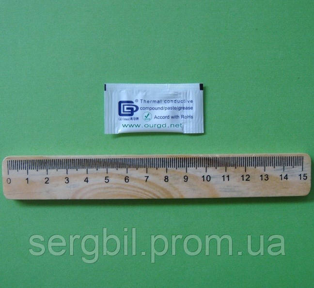 Теплопроводящая паста GD100 пакетик 0,5 г термопаста 1,1 Вт/(м*К)