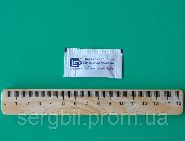Теплопровідна паста GD460 пакетик 0,5г термопаста 2,0Вт/(м*К)