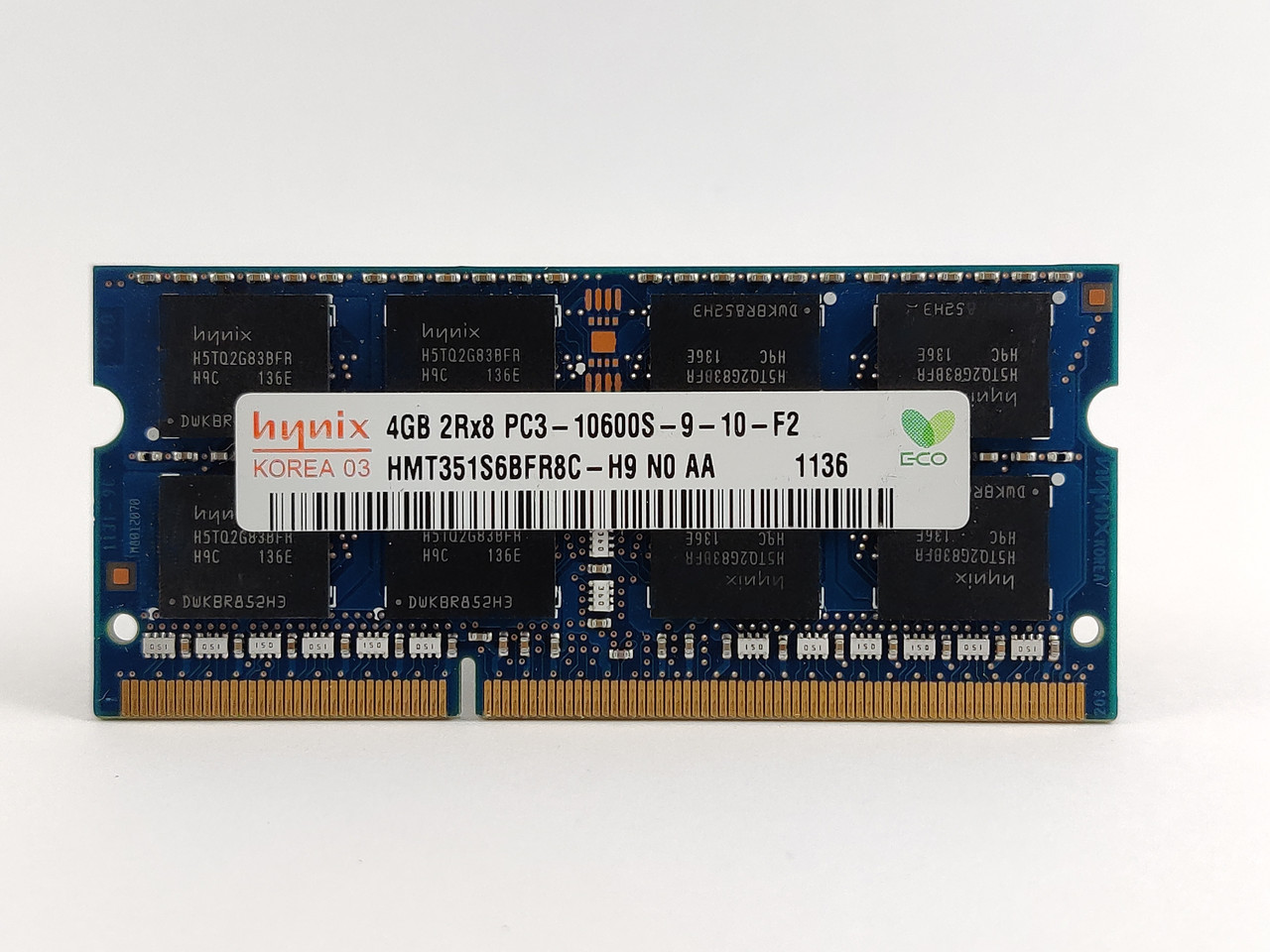 Оперативна пам'ять для ноутбука SODIMM Hynix DDR3 4Gb 1333MHz PC3-10600S (HMT351S6BFR8C-H9) Б/В