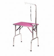 Столик трюмерский Blovi 70х48см с бумом, розовый столик