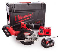 Циркулярная пила по металлу MILWAUKEE M18 FMCS-502X 2x5.0Ah № 4933459193 Аккумуляторная