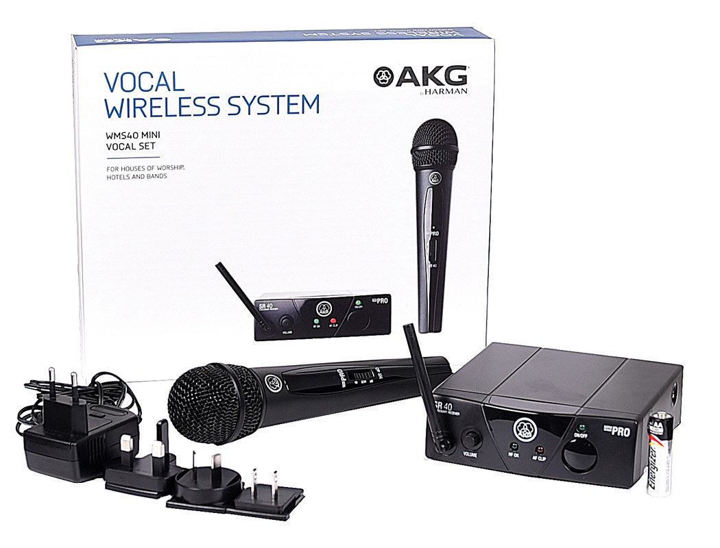 Безпроводная вокальная радиосистема AKG WMS 40 MINI VOCAL - фото 1 - id-p2068583213