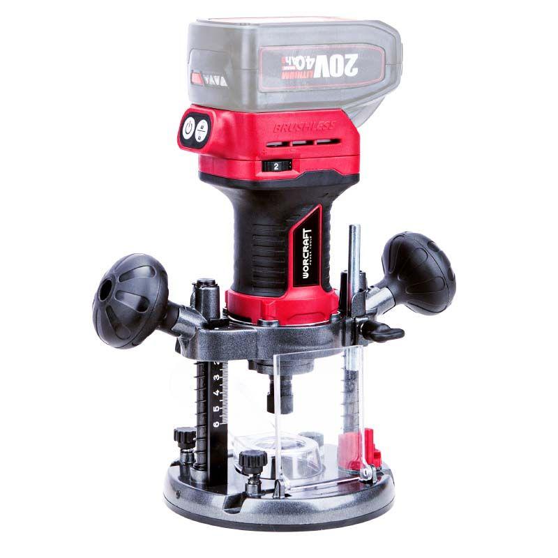 Акумуляторний безщітковий фрезер WORCRAFT CER-S20LiB, фото 1